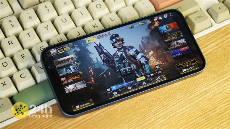 iPhone 13 cho thời gian chiến game rất ấn tượng iPhone 13 cho thời gian chiến game rất ấn tượng