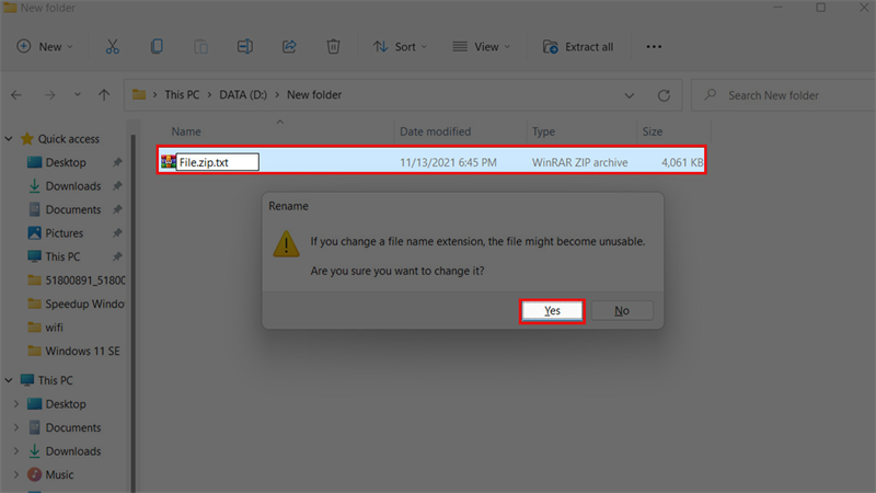 Cách khắc phục lỗi không gửi được file RAR/ZIP trên Facebook