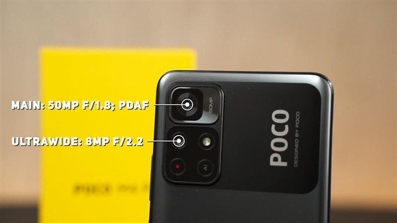 Camera chính có hỗ trợ chụp ảnh ban đêm