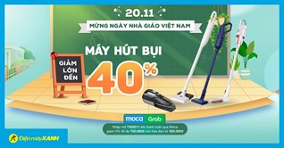 Máy hút bụi sale tưng bừng - Mừng ngày Nhà Giáo: Giảm đến 40%, giao nhanh miễn phí, mua ngay kẻo lỡ!