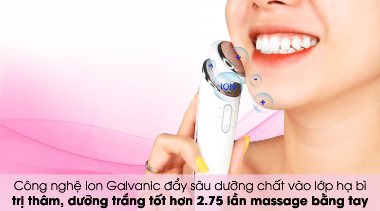 Máy đẩy tinh chất dưỡng trắng Halio ion White