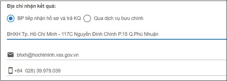 Qua bộ phận tiếp nhận hồ sơ và trả kết quả của cơ quan BHXH