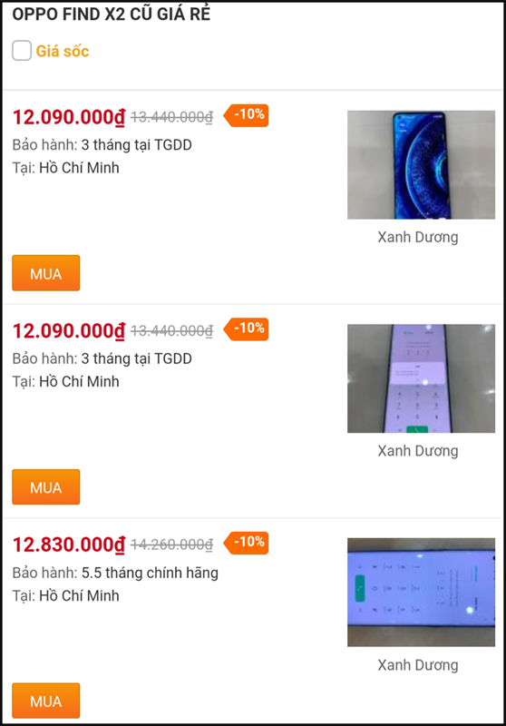 Điện thoại OPPO cũ giảm đến 30%, tha hồ lựa chọn từ giá rẻ đến cao cấp fx2