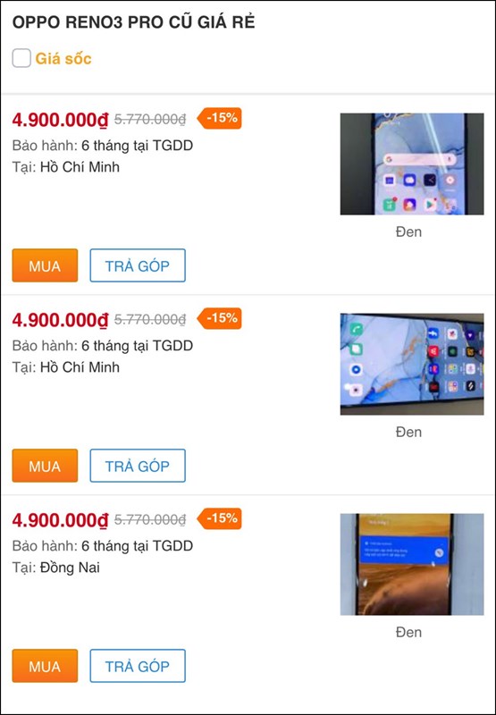 Điện thoại OPPO cũ giảm đến 30%, tha hồ lựa chọn từ giá rẻ đến cao cấp Điện thoại OPPO cũ giảm đến 30%, tha hồ lựa chọn từ giá rẻ đến cao cấp