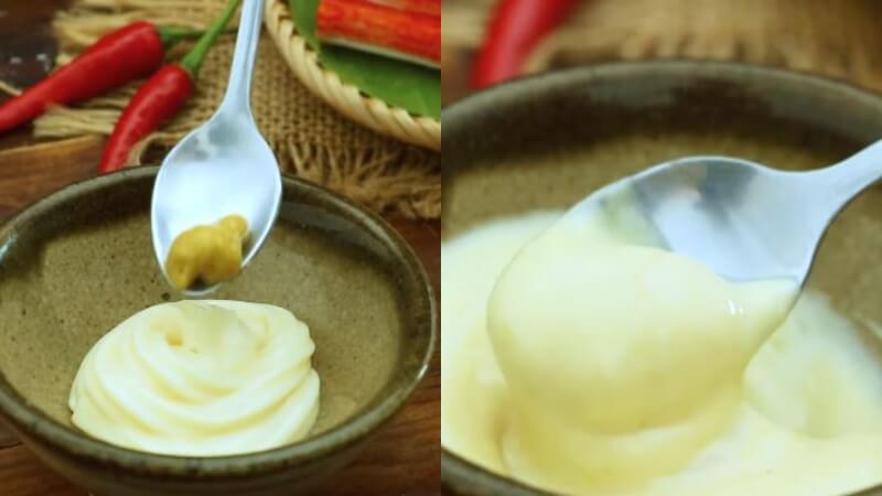 Làm nước sốt mayonnaise chấm