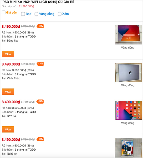 Chọn ngay 3 mẫu tablet cũ xịn sò dưới 10 triệu giảm giá ngon khó cưỡng Chọn ngay 3 mẫu tablet cũ xịn sò dưới 10 triệu giảm giá ngon khó cưỡng