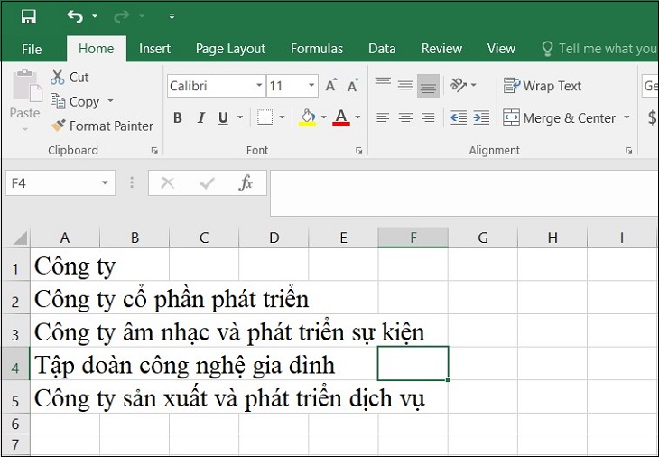 Tự điều chỉnh độ rộng ô trong Excel đơn giản, nhanh chóng > Tìm hiểu về tính năng AutoFit trong Excel