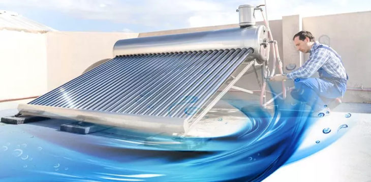 Máy nước nóng năng lượng mặt trời bị chảy nước. Nguyên nhân và cách khắc phục > Các mối hàn bị thủng