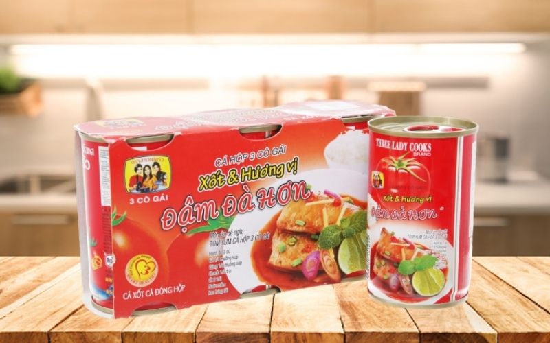 Cá mòi sốt cà 3 Cô Gái