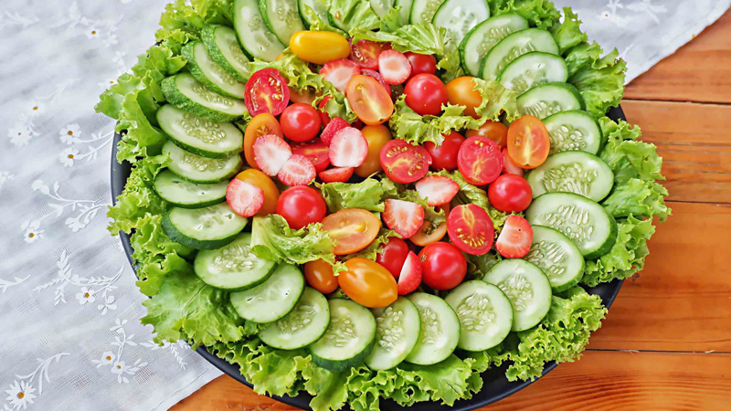 Salad giấm táo là món ăn tuyệt vời để giảm cân