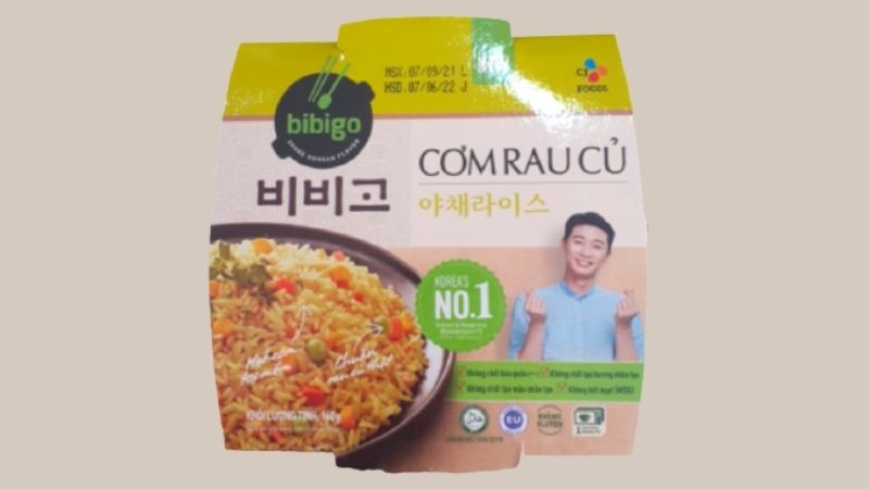 Cơm rau củ Hàn Quốc Bibigo
