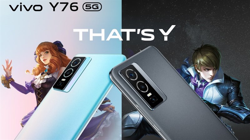 Vivo Y76 5G có hai tùy chọn màu sắc