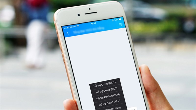 Xem bạn có nhận gói hỗ trợ hay không bằng Zalo