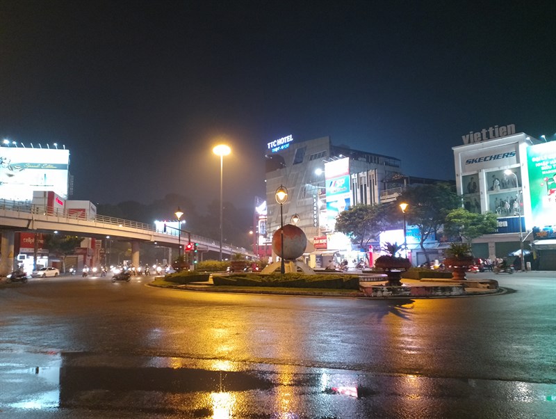 Ảnh chụp của Realme C25Y trong môi trường thiếu sáng 