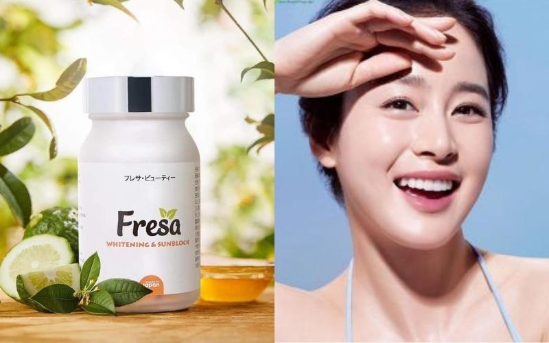 Viên Uống Trắng Da Chống Nắng Fresa - Whitening & Sunblock