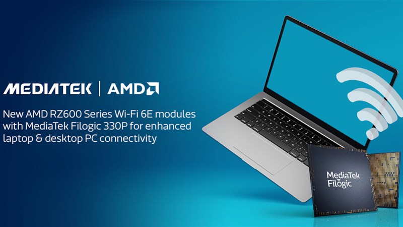 MediaTek và AMD hợp tác sản xuất chip Filogic 330P