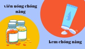 So sánh hiệu quả viên uống chống nắng và kem chống nắng