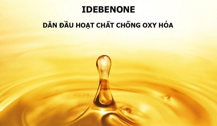 Idebenone - hoạt chất chống lão hóa đình đám mà bạn cần biết