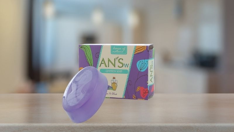 Xà bông cục ANSw tinh dầu lavender và olive