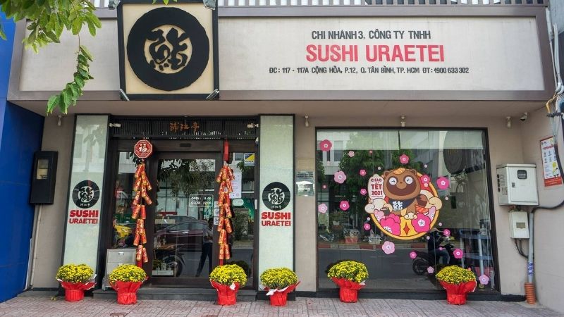 Quán Sushi Uraetei Cộng Hoà