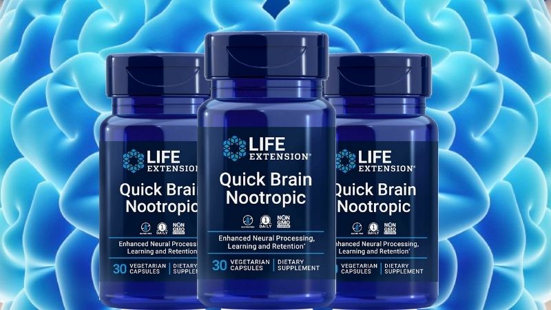 Quick Brain Nootropics chứa chiết xuất hoa cúc vạn thọ, rau má và rau đắng biển