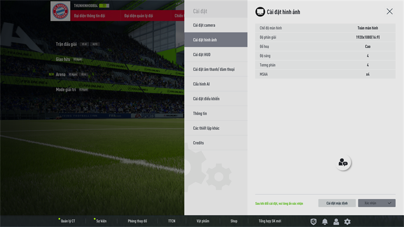 Trải nghiệm chơi thử tựa game FIFA Online 4 với đồ họa ở mức cao nhất trên MSI GE66 Raide.