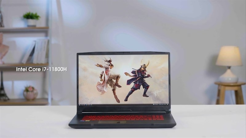 MSI GF76 Katana được trang bị hiệu năng tốt.