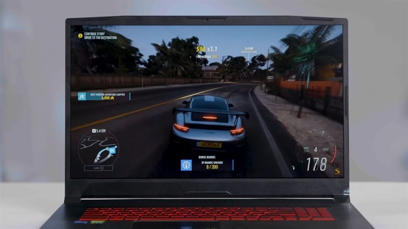 Khi trải nghiệm thực tế trên các tựa game hiện có MSI Katana GF76 hoàn toàn có thể xử lý được một cách ngon lành.