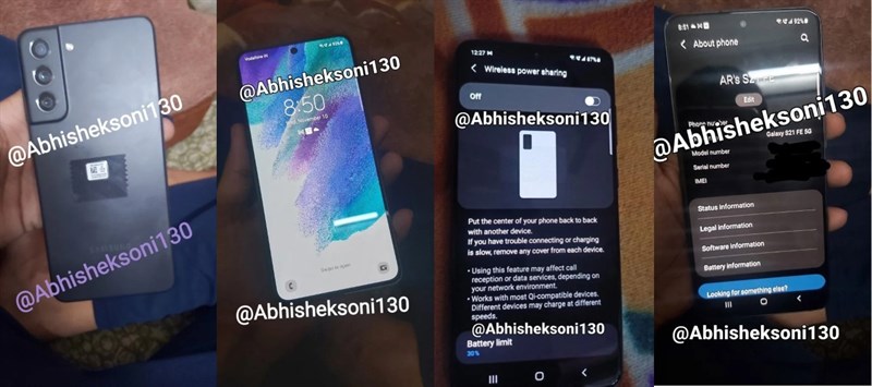 Hình ảnh thực tế Galaxy S21 FE