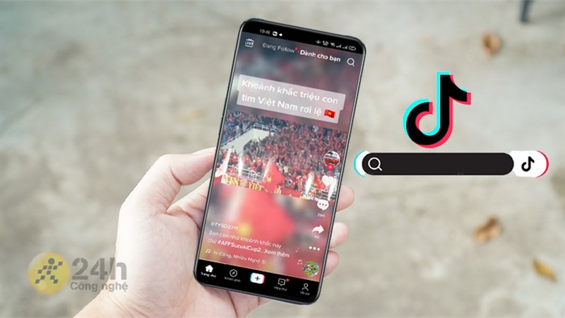 Cách tải tìm kiếm đoạn nhạc trên tiktok
