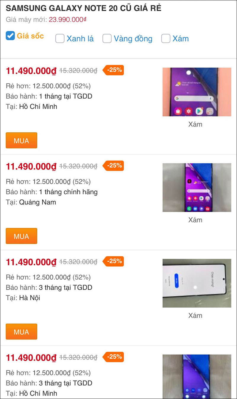 Galaxy Note cũ giảm giá quá xá đã đến 35%, giá chỉ hơn 10 triệu xíu Galaxy Note cũ giảm giá quá xá đã đến 35%, giá chỉ hơn 10 triệu xíu