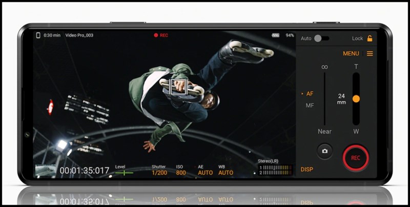 Sony tuyên bố Xperia Pro I là smartphone đầu tiên trên thế giới có thể quay video 4K ở 120 fps và video chuyển động chậm lên đến 5x