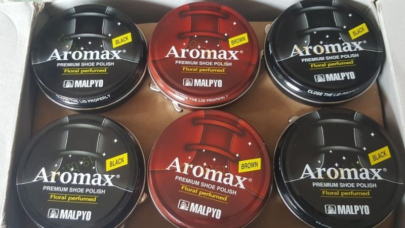 Aromax là thương hiệu xi đánh giày nổi tiếng lâu đời