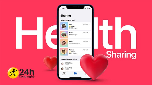Có cách nào chia sẻ dữ liệu sức khỏe từ iPhone sang các thiết bị khác không?
