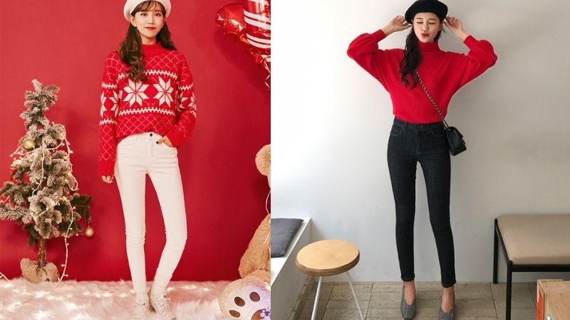 Noel mặc gì cho đẹp 27 kiểu đồ cho mùa Noel năm nay  Festival Fashion