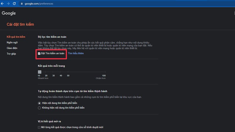 Cách ẩn những nội dung không lành mạnh trên Google Chrome 96