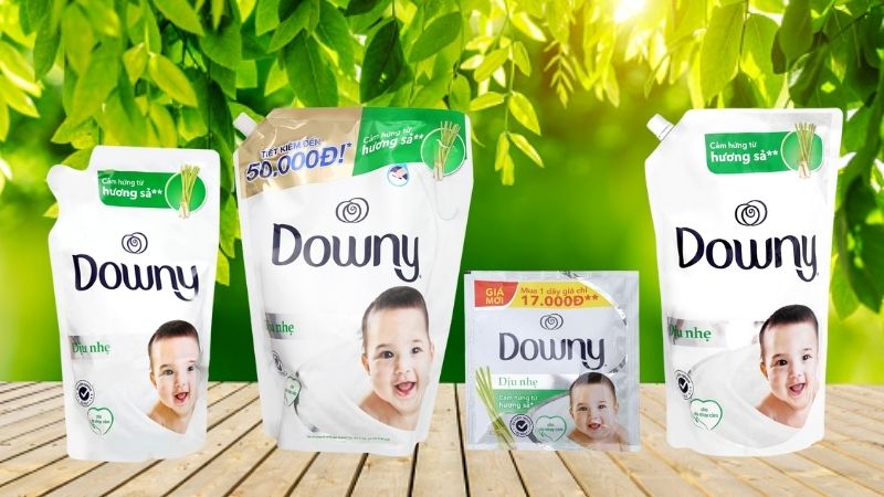 Giá thành của nước xả cho bé Downy dịu nhẹ