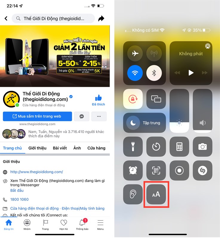 Cách thay đổi cỡ chữ của các ứng dụng khác nhau trên iPhone