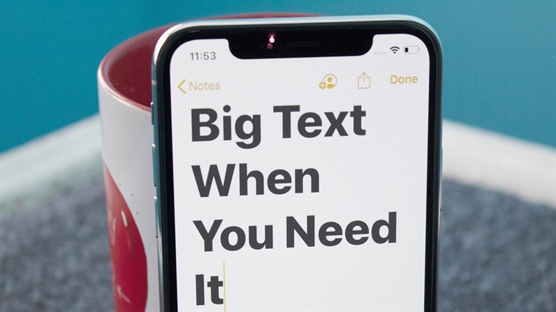 Cách tăng giảm cỡ chữ iPhone