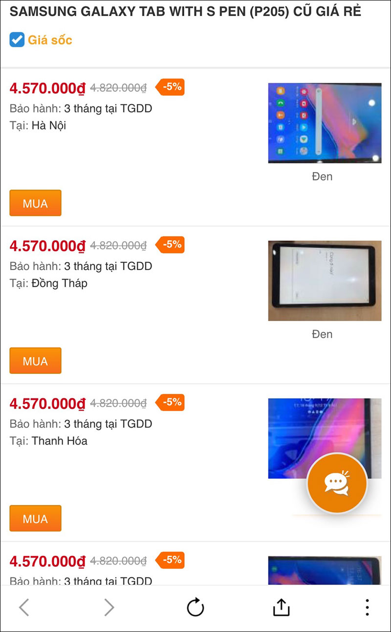 Dưới 5 triệu đồng, sắm liền 3 mẫu máy tính bảng cũ giảm giá siêu ngon