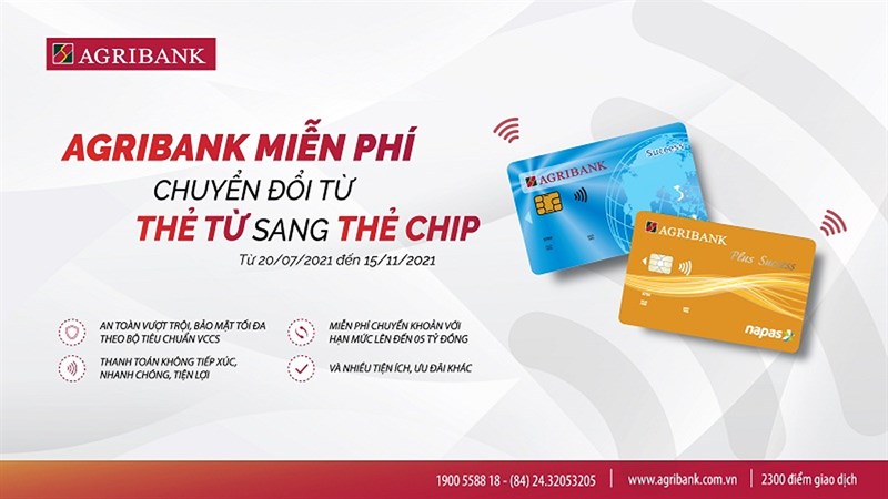 Cách đổi thẻ từ sang thẻ chip
