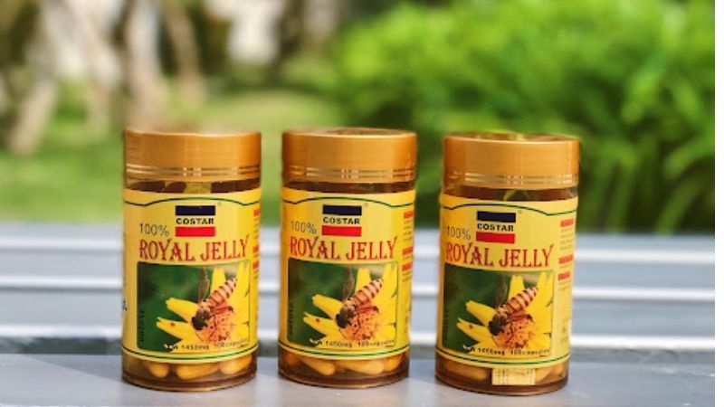 Viên uống sữa ong chúa Costar Royal Jelly chứa 1450mg sữa ong chúa trong mỗi viên