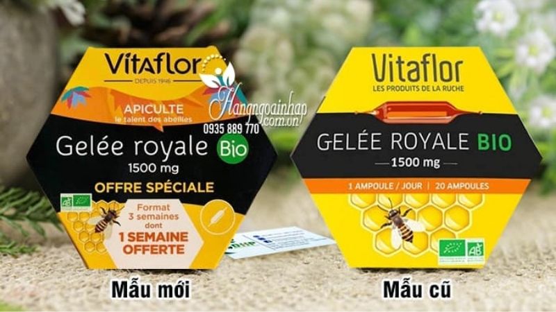 Sữa ong chúa Vitaflor Gelee Royale Bio 1500mg được bào chế dưới dạng lỏng nên dễ hấp thu