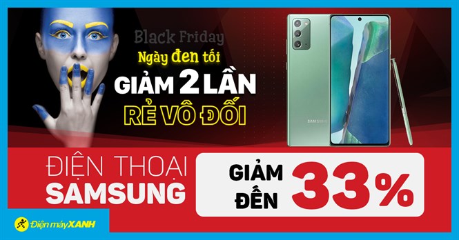 Điện thoại Samsung giảm cực SỐC đến 33%, tức tốc mua ngay dịp Black Friday!