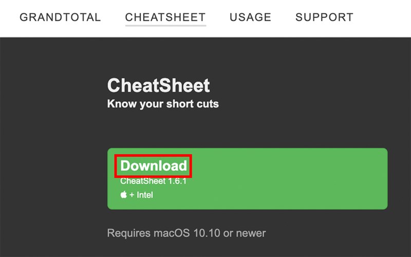 Cách xem phím tắt trên MacBook
