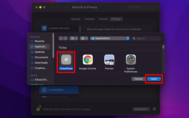 Cách xem phím tắt trên MacBook