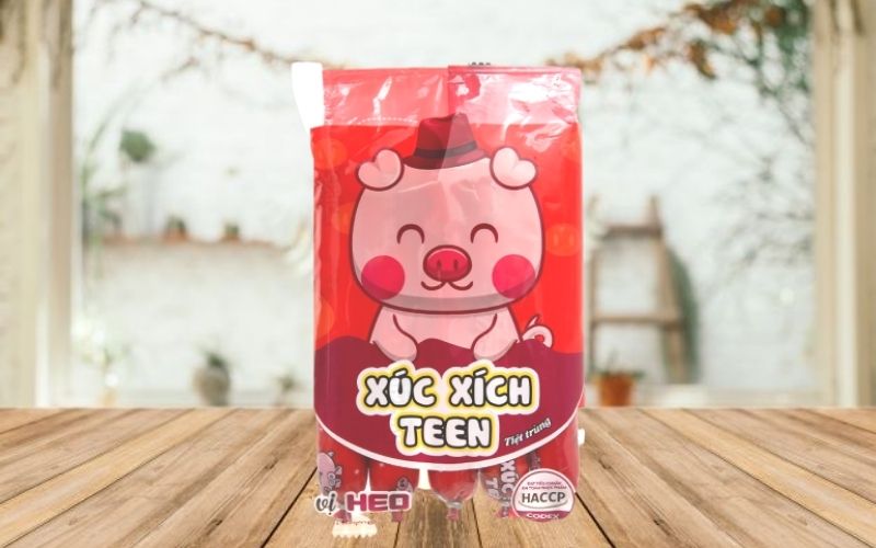 Xúc xích Teen tiệt trùng vị heo LC FOODS