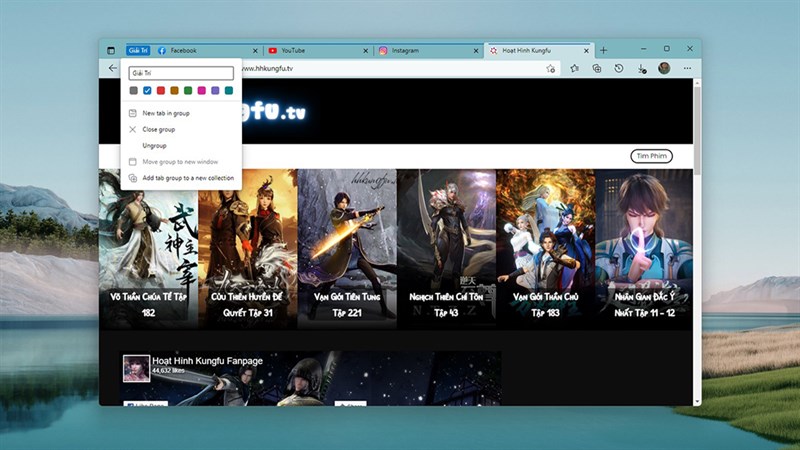 Cách sử dụng tính năng Tab Groups (nhóm tab) trong Microsoft Edge Cách sử dụng tính năng Tab Groups (nhóm tab) trong Microsoft Edge