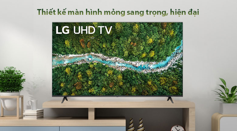 Hướng dẫn cách tính inch tivi, đo kích thước màn hình tivi đơn giản > Smart Tivi LG 4K 65 inch 65UP7750PTB