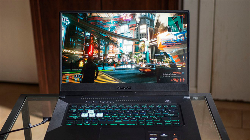 Asus TUF Gaming FX516PC i7 11370H. Nguồn: The Verge. Asus TUF Gaming FX516PC i7 11370H. Nguồn: The Verge.